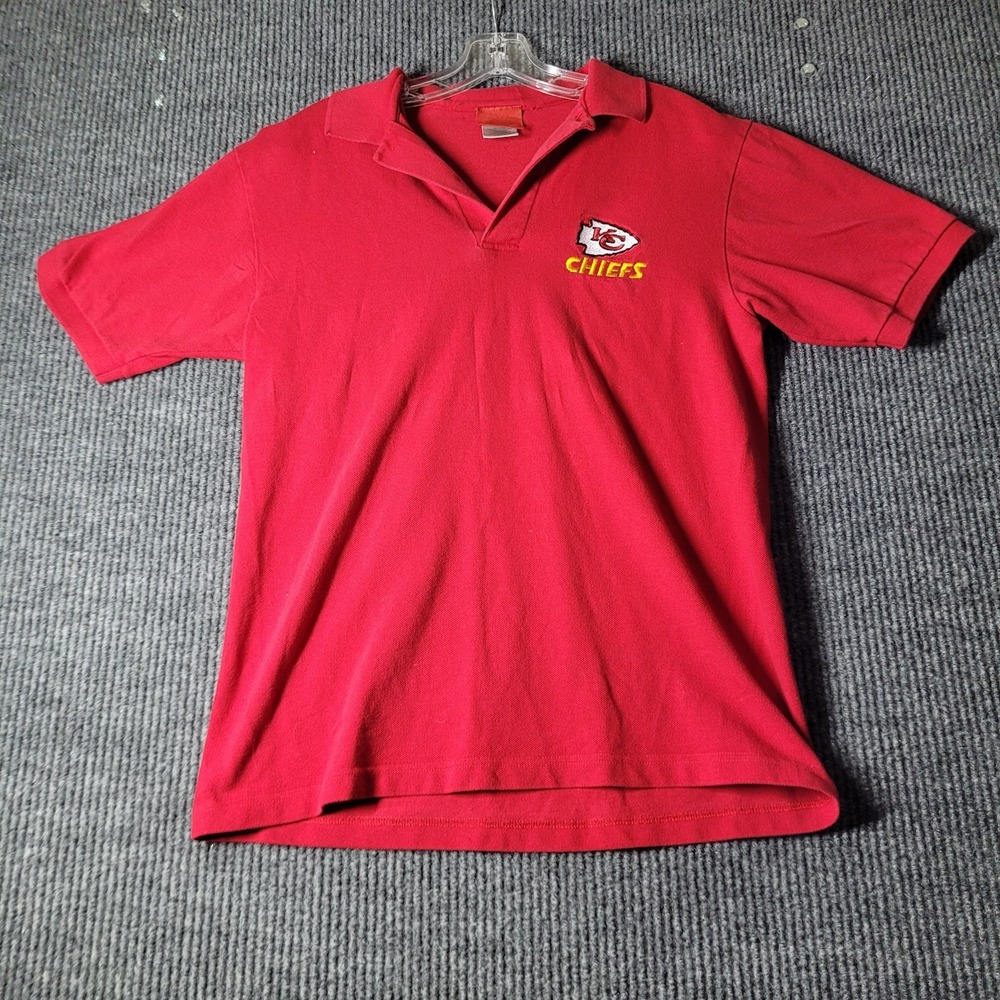 Reebok Kansas City Chiefs Red Polo Size Women's Medium‎ Red Friday Ready
